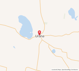 Map of Urana, New South Wales
