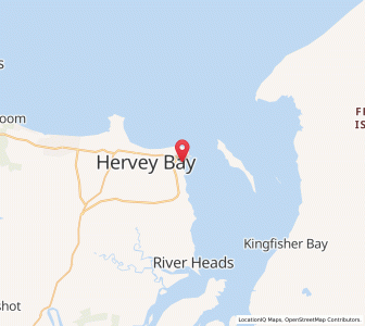 Map of Urangan, Queensland