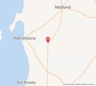 Map of Urania, South Australia