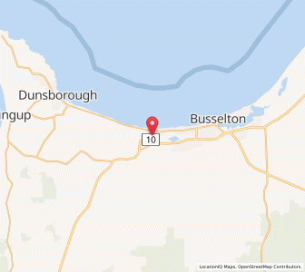 Map of Vasse, Western Australia