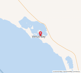 Map of Venus Bay, South Australia