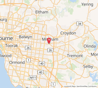 Map of Vermont, VictoriaVictoria