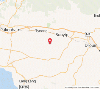 Map of Vervale, VictoriaVictoria