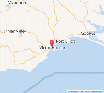 Map of Victor Harbor, South Australia