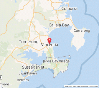 Map of Vincentia, New South Wales