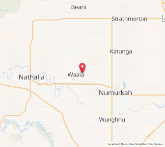 Map of Waaia, VictoriaVictoria