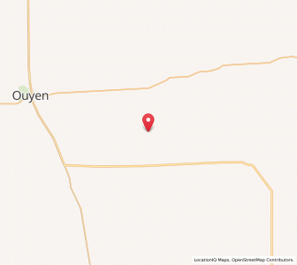 Map of Wagant, VictoriaVictoria