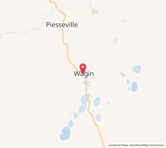 Map of Wagin, Western Australia