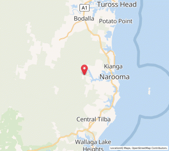 Map of Wagonga, New South Wales