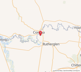 Map of Wahgunyah, VictoriaVictoria