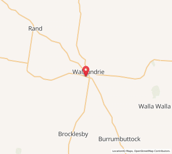 Map of Walbundrie, New South Wales