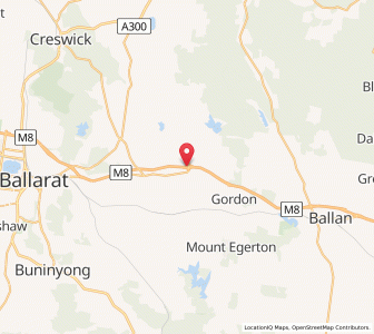 Map of Wallace, VictoriaVictoria