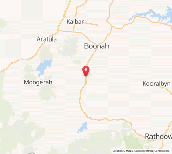 Map of Wallaces Creek, Queensland