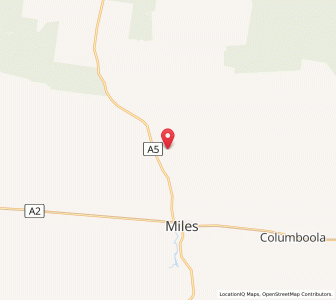 Map of Wallan Creek, Queensland