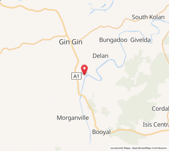 Map of Wallaville, Queensland