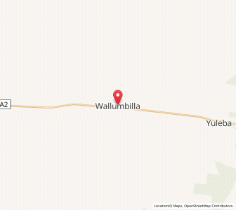 Map of Wallumbilla, Queensland