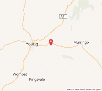 Map of Wambanumba, New South Wales