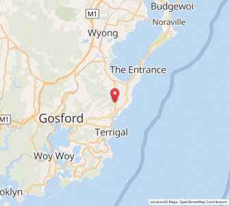 Map of Wamberal North, New South Wales