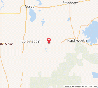 Map of Wanalta, VictoriaVictoria