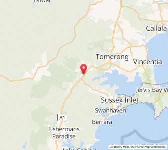 Map of Wandandian, New South Wales