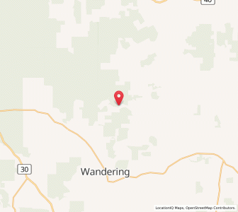 Map of Wandering Community, Western Australia