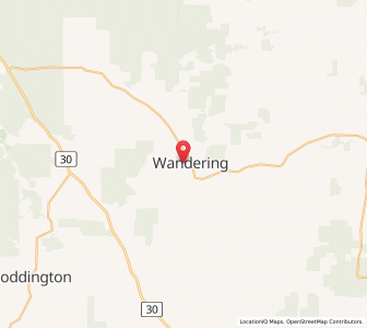 Map of Wandering, Western Australia