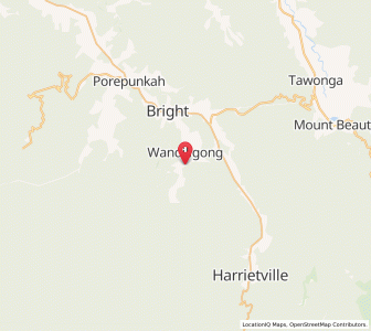 Map of Wandiligong, VictoriaVictoria