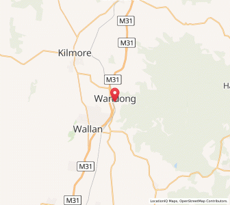 Map of Wandong, VictoriaVictoria