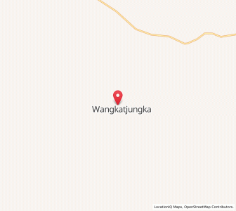 Map of Wangkatjungka Community, Western Australia