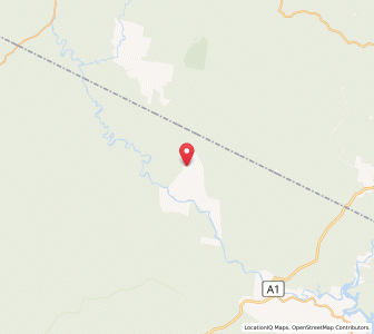 Map of Wangrabelle, VictoriaVictoria