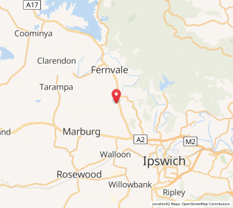 Map of Wanora, Queensland