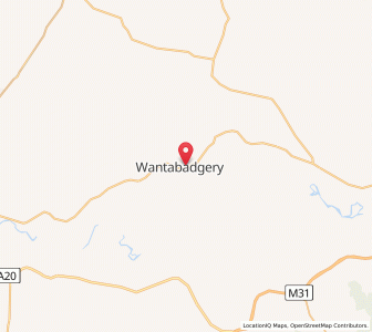 Map of Wantabadgery, New South Wales