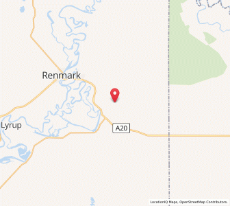 Map of Wanuarra, South Australia