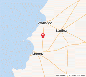 Map of Warburto, South Australia