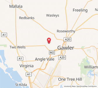 Map of Wards Belt, South Australia