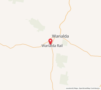 Map of Warialda Rail, New South Wales