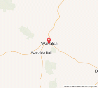 Map of Warialda, New South Wales