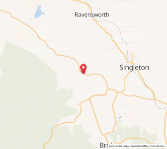 Map of Warkworth, New South Wales