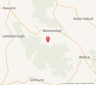 Map of Warrenmang, VictoriaVictoria