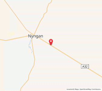 Map of Warrigal, New South Wales