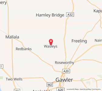 Map of Wasleys, South Australia