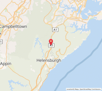 Map of Waterfall, New South Wales