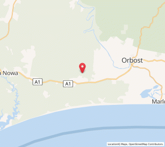 Map of Waygara, VictoriaVictoria