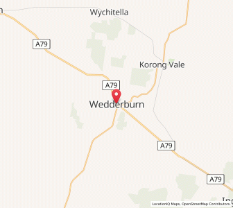 Map of Wedderburn, VictoriaVictoria