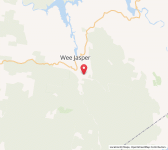 Map of Wee Jasper, New South Wales