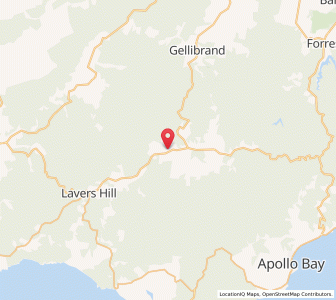 Map of Weeaproinah, VictoriaVictoria