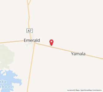 Map of Weemah, Queensland