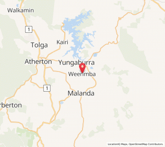 Map of Weerimba, Queensland
