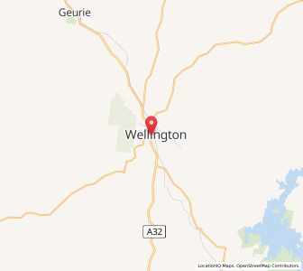 Map of Wellington, New South Wales