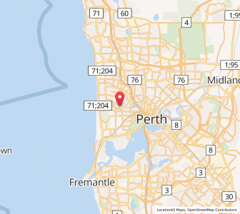 Map of Wembley, Western Australia